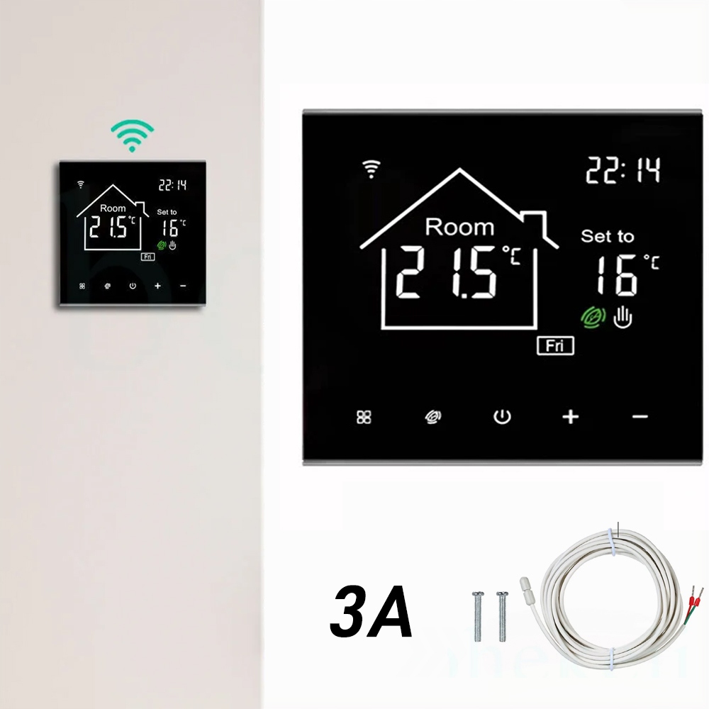 3A Pokojový Termostat Wifi Tuya Digitální Regulátor