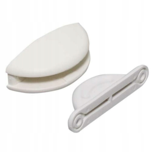 Blokada otwartych drzwi, plastik, biała