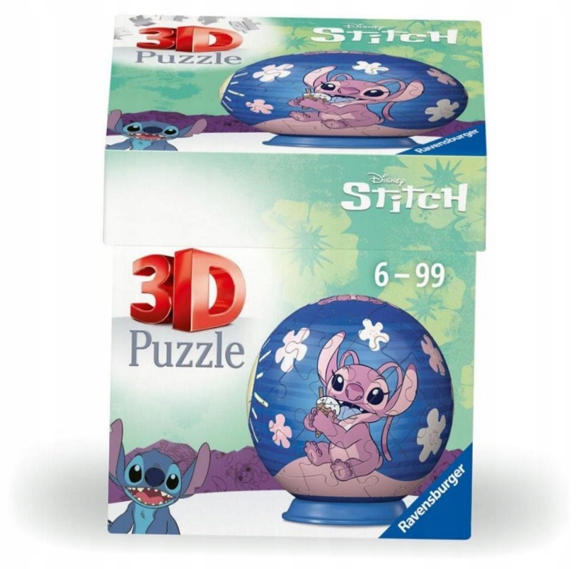 Puzzle 3D Kula: Stitch 2