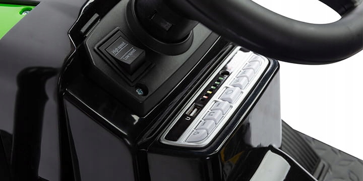 Traktor Hector traktor z przyczepą na akumulator + jeździk Długość pojazdu 152 cm