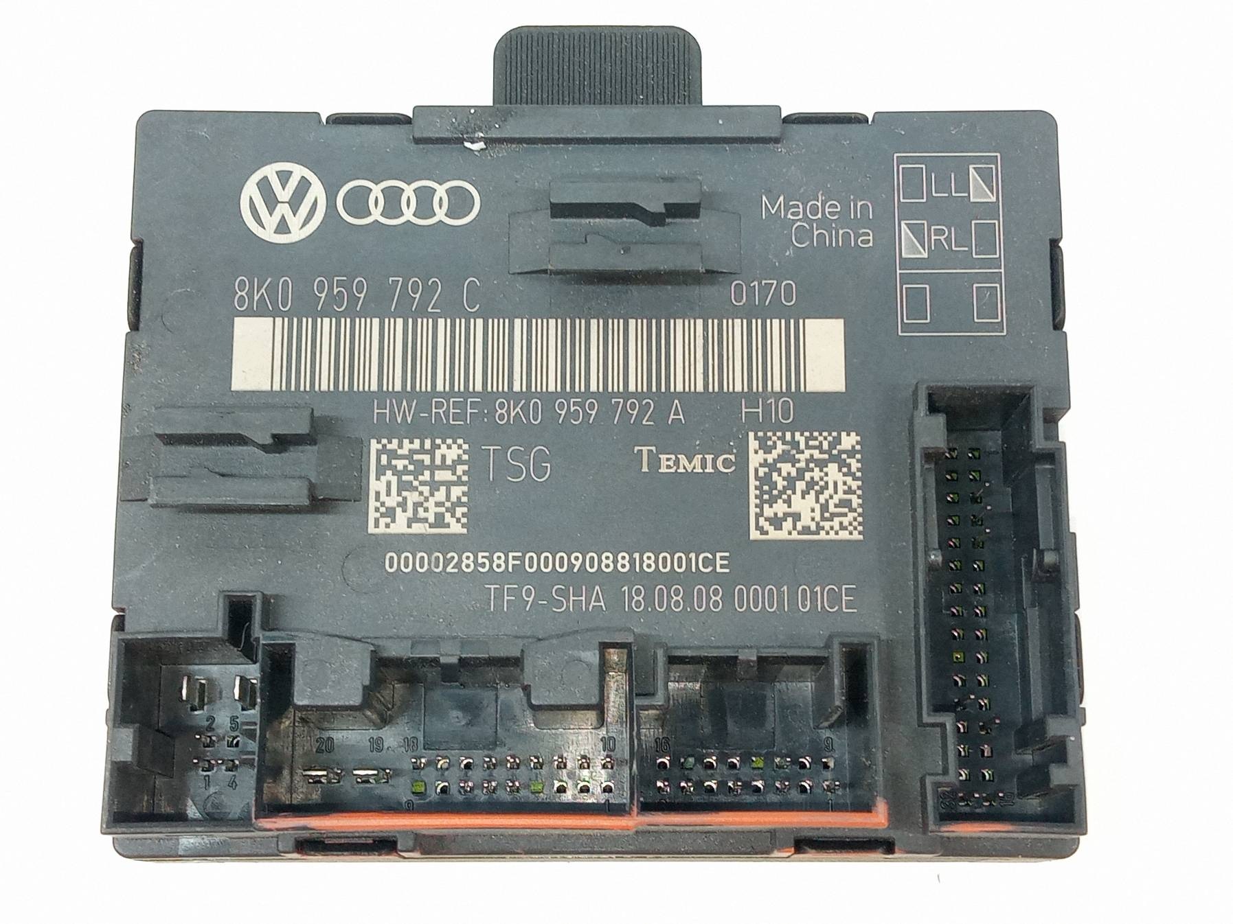 module door front KOMPLET 8K0959792C 8K0959793C Audi A4 IV (2008-2015) B8