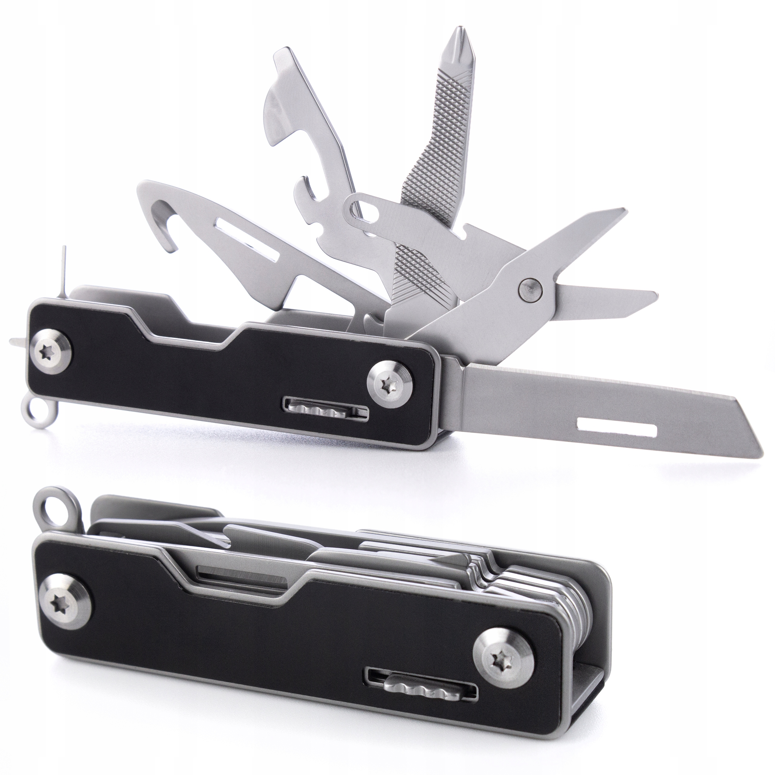 Narzędzie wielofunkcyjne Multitool 10w1 scyzoryk nóż otwieracz śrubokręt