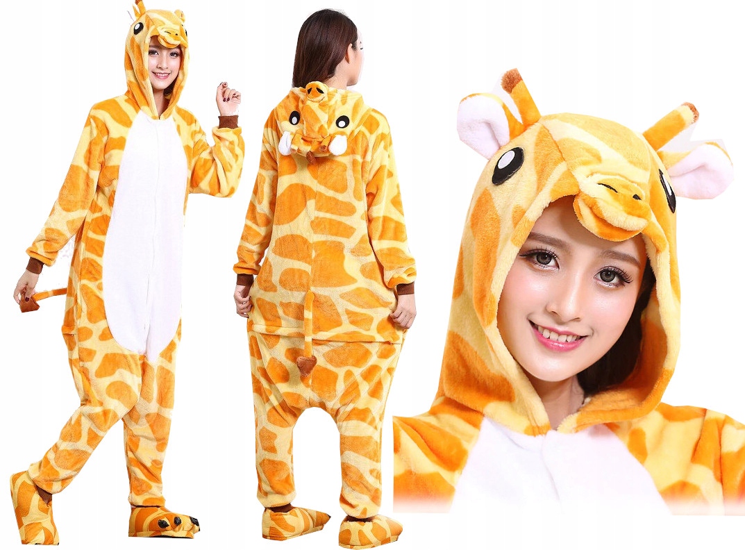 

Żyrafa Piżama Kombinezon Kigu Onesie L 14 CH4J