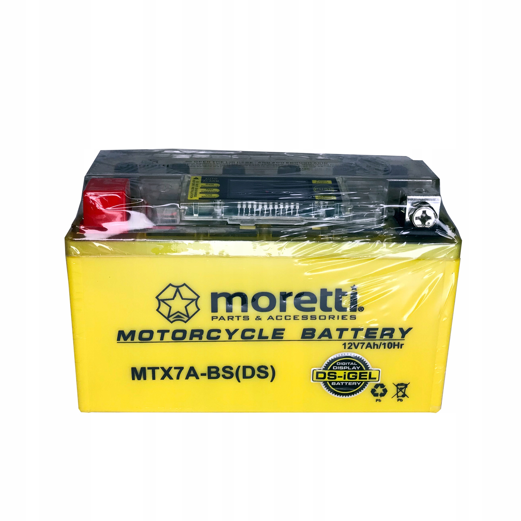 

Żelowy akumulator 7Ah MTX7A-BS I-gel Moretti