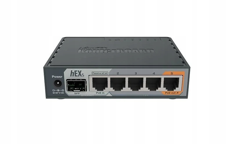 Mikrotik hEX S router Gigabit Ethernet Černý