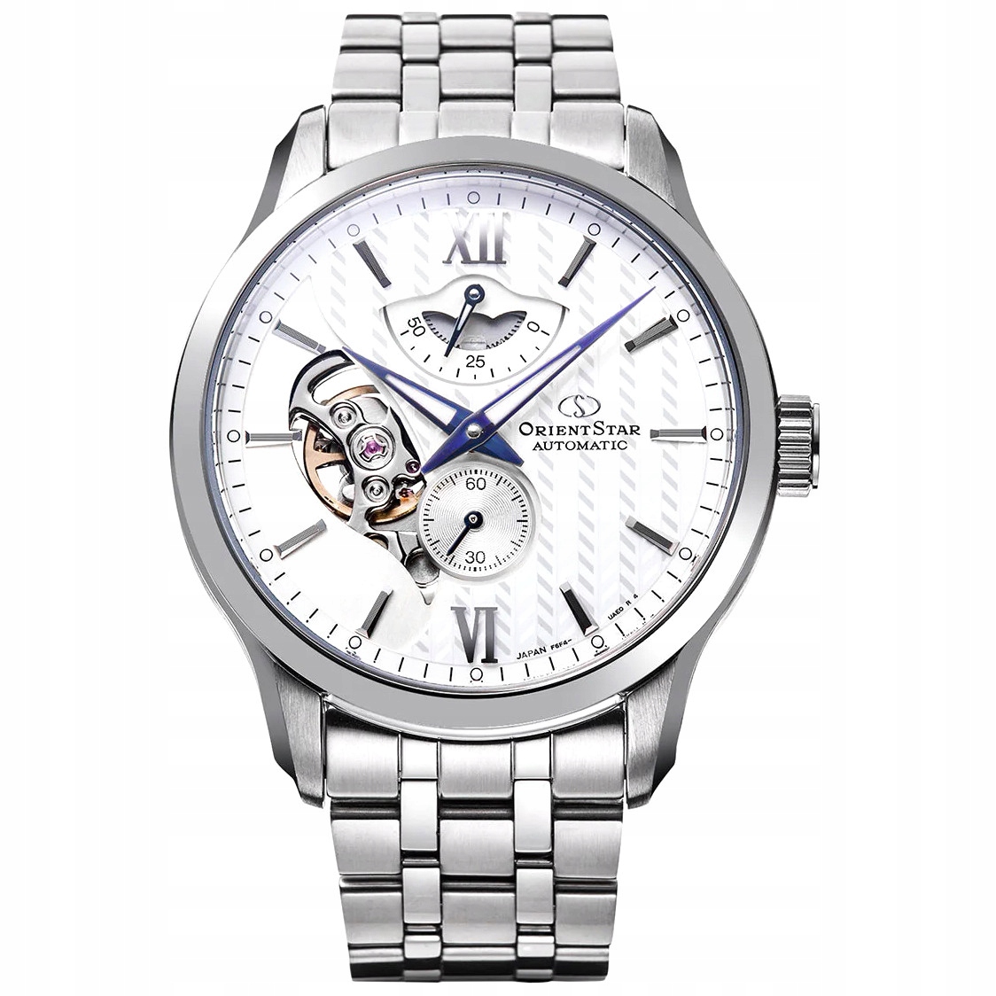 Pánské Hodinky Orient Star RE-AV0B01S00B stříbrný náramek