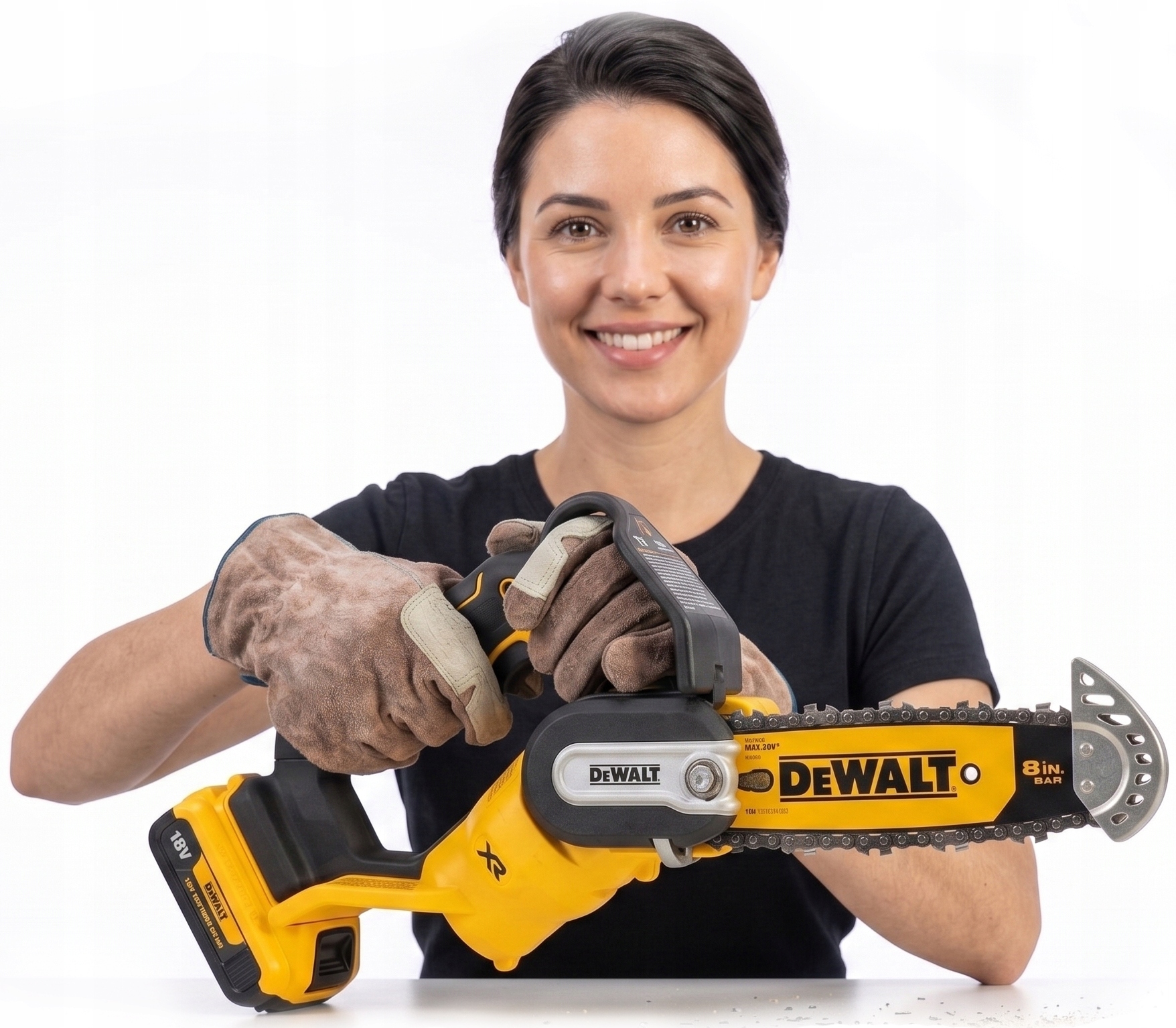 DeWALT Aku Řetězová Pila Bezuhlíková 20 cm Větev