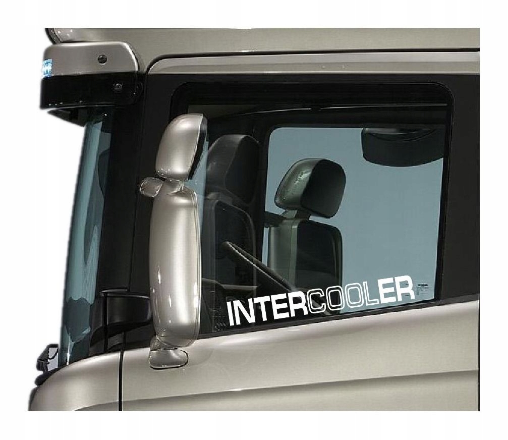 Naklejki Intercooler na szyby boczne do Scania