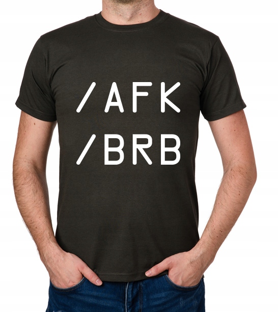 

koszulka /afk /brb prezent