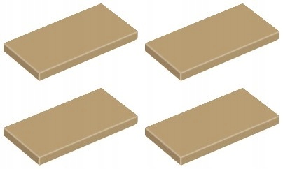 

Lego 87079 Tile 2x4 piaskowa ciemna (4g) 4 szt.