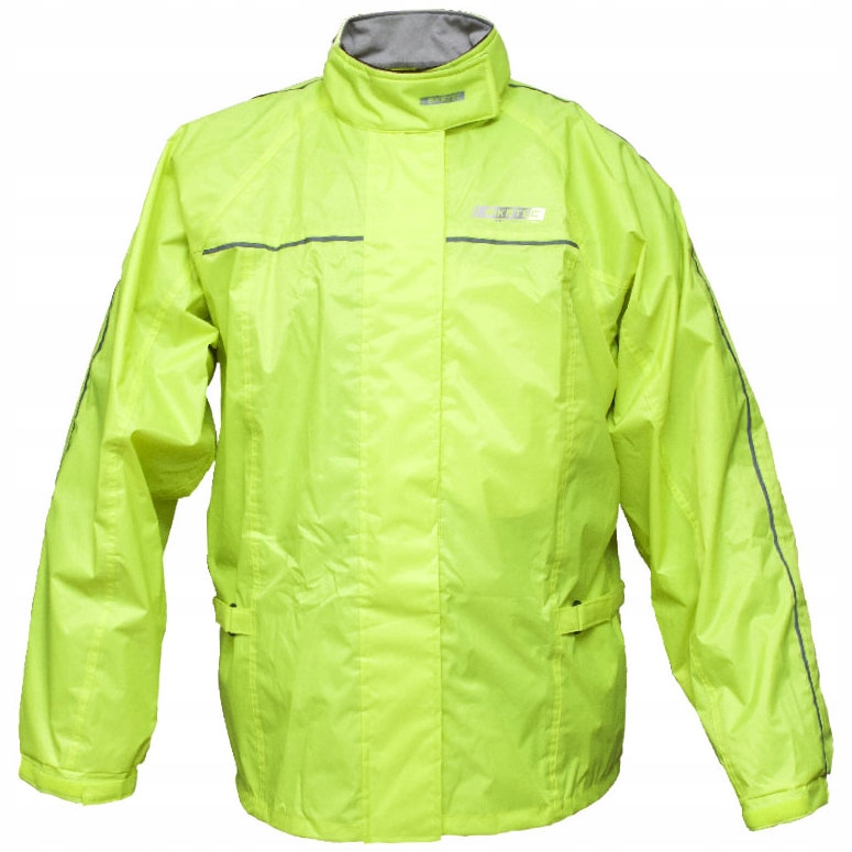 KURTKA PRZECIWDESZCZOWA Biketec RAIN Fluo Zolta L