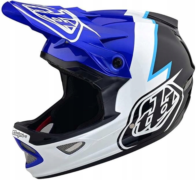 Helma Troy Lee Designs D3 Fiberlite Volt Blue Modrá L Tld Velikost XL