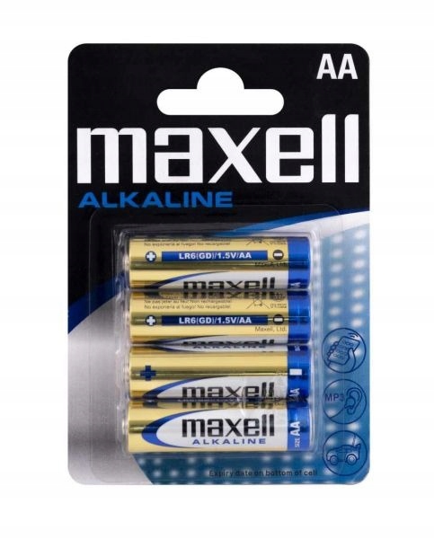 Baterie alkaliczne Maxell AA LR06 (4 sztuki) x 4 EAN (GTIN) 4902580163761