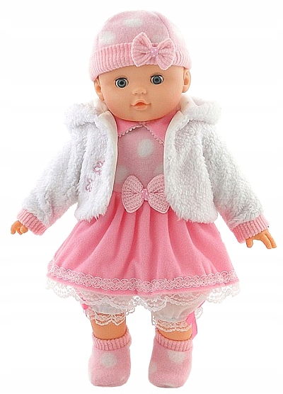 lalka BABY bobas BORN mówi ŚPIEWA prezent nr44 Wiek dziecka 3 lata +