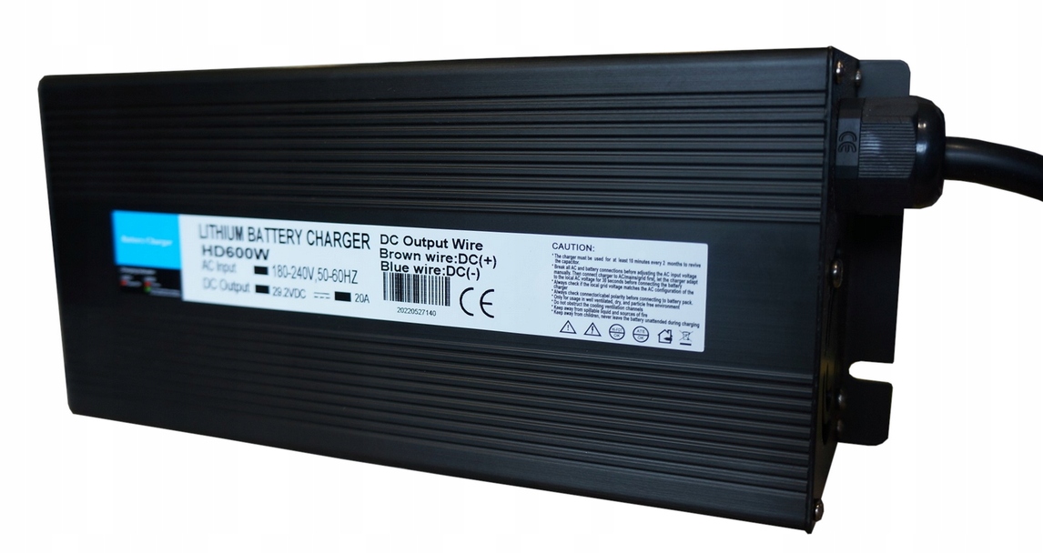 Ładowarka akumulatorów litowych LiFePO4 20A 24V 29,2V