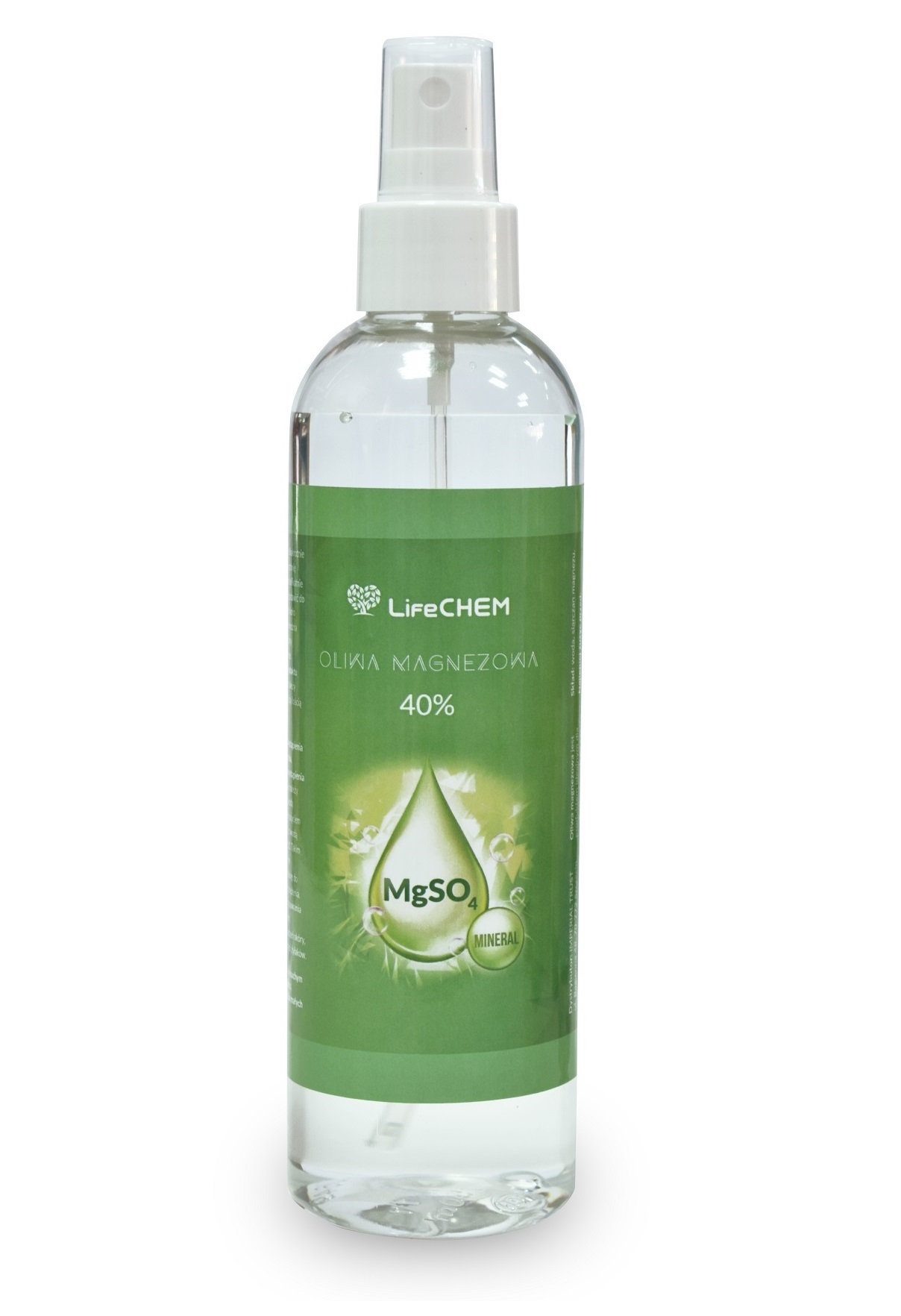 LifeCHEM Zielona Oliwa Magnezowa MgSO4 250ml