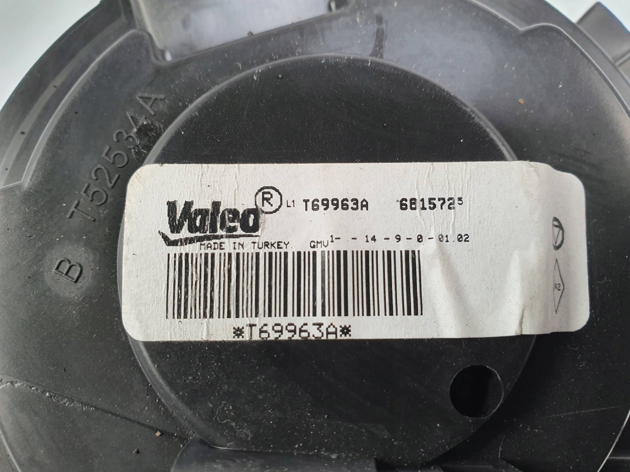 heating fan cab T69963A RENAULT MEGANE IV