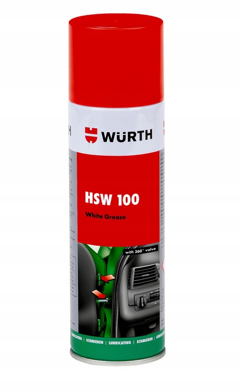 

Smar Półstały Biały Wurth HSW100 500ml