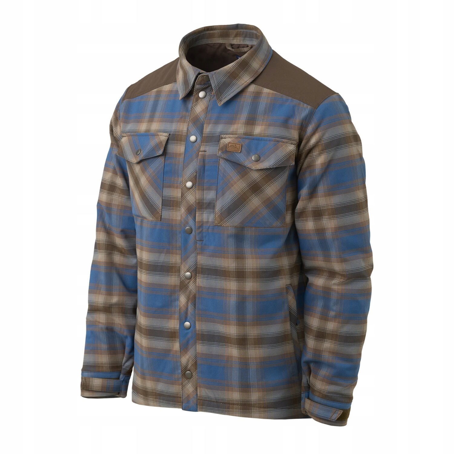 Zimní košile Helikon Winter Warden Shirt Forest Blue Plaid M
