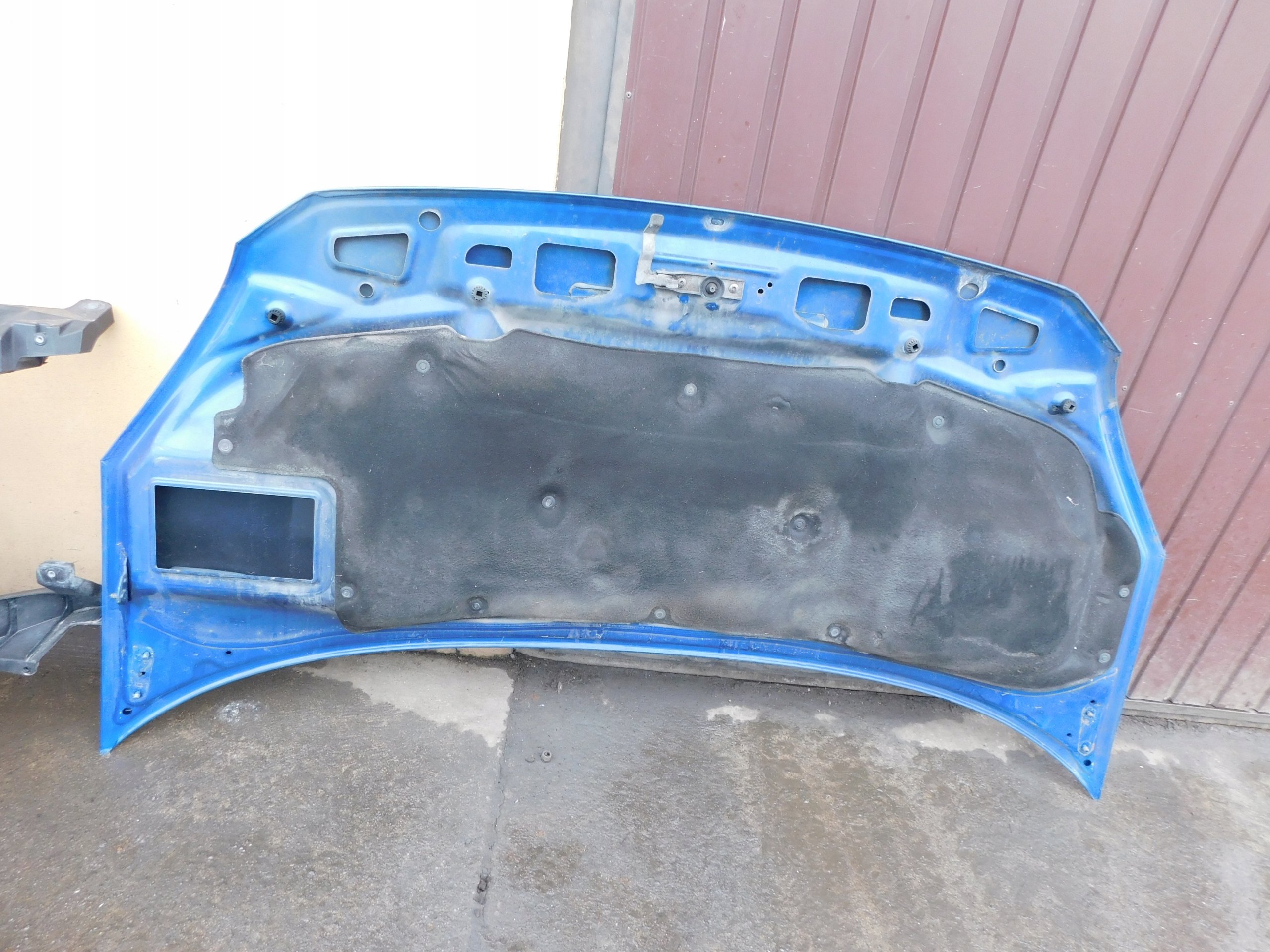 VW Crafter front complete bonnet radiator bumper lights fenders blue