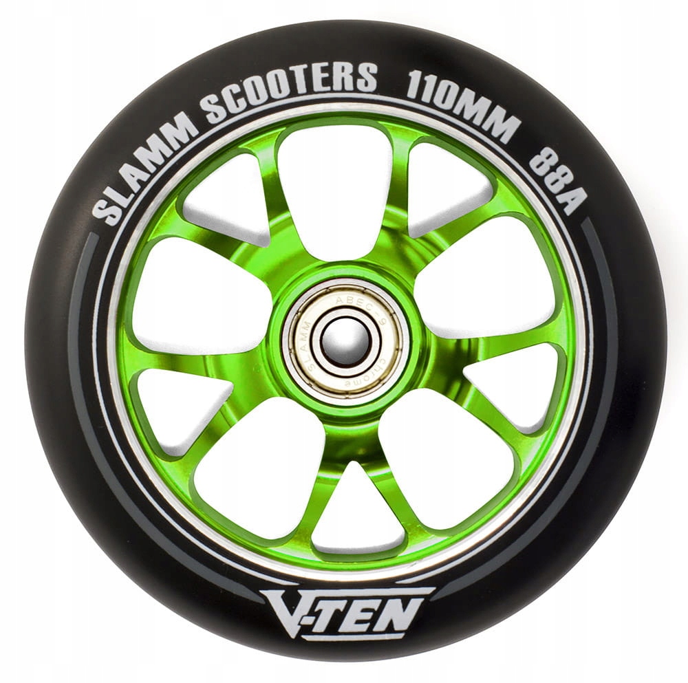 Kolečko pro koloběžku Slamm V-Ten II 110 mm Alu Core Green