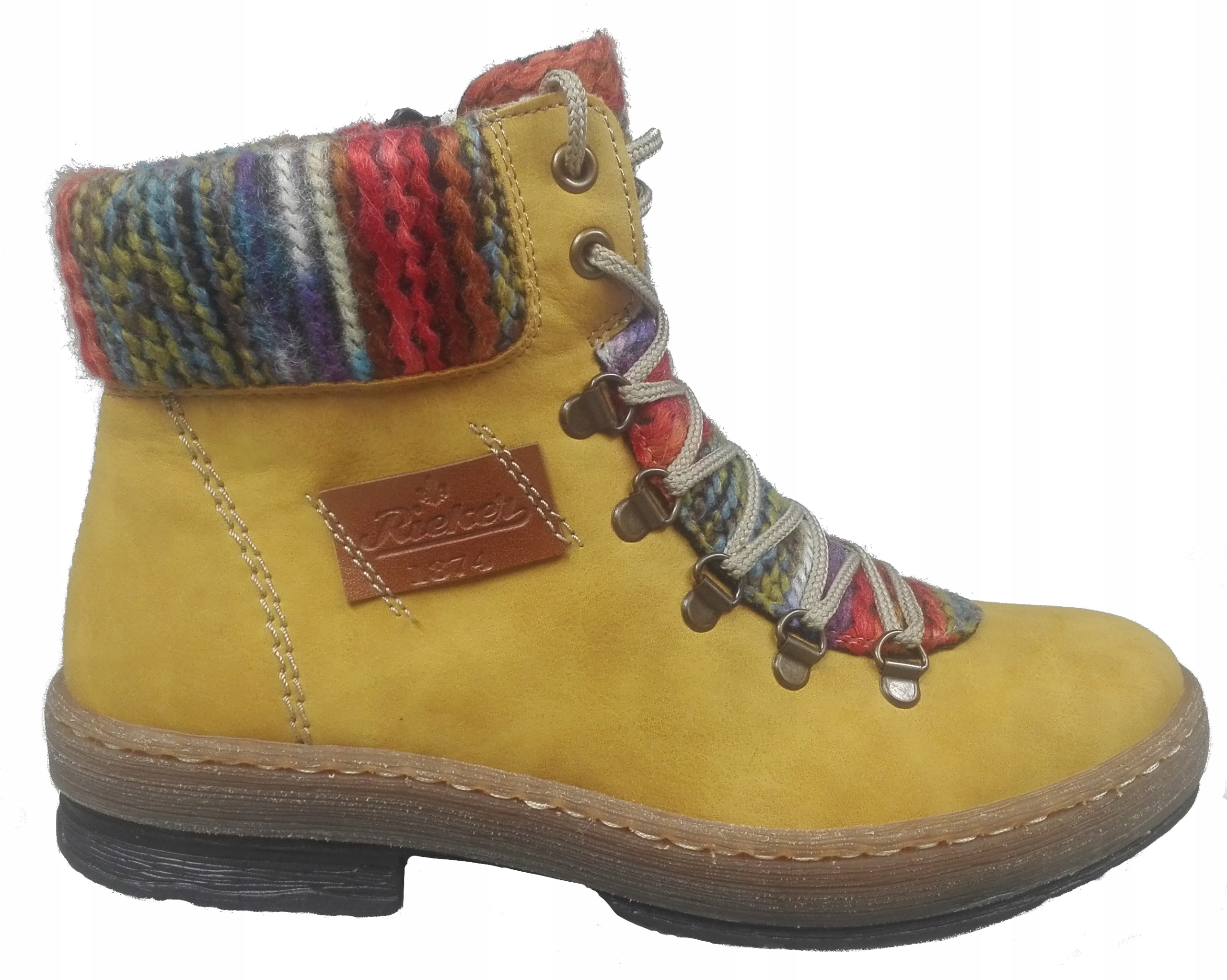 Rieker Boty Z6743-68 Yellow Brown Multi r37