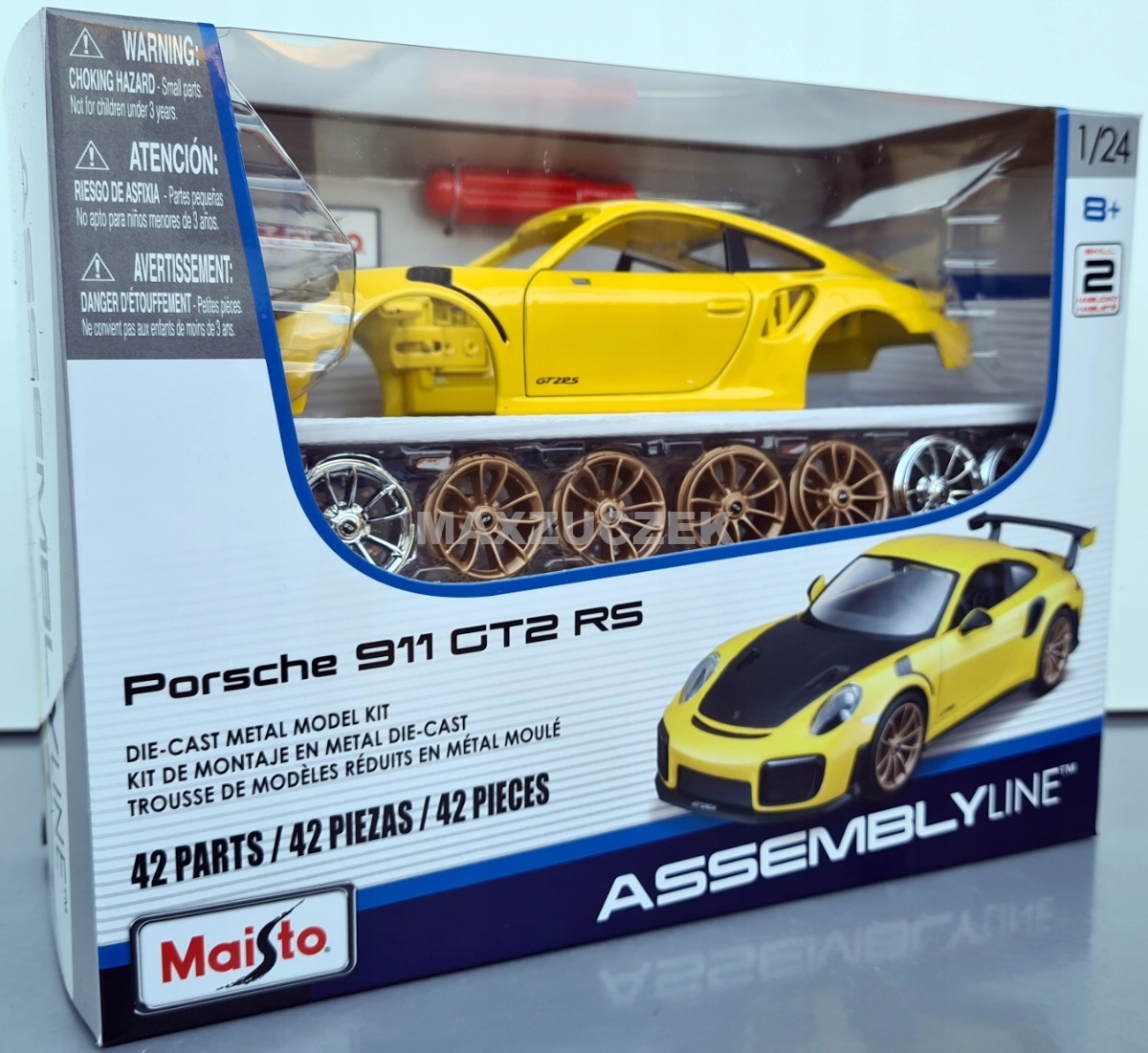 Miniature Maisto PORSCHE 911 GT2 RS (METAL KIT) chez Mangatori (Réf.39523)