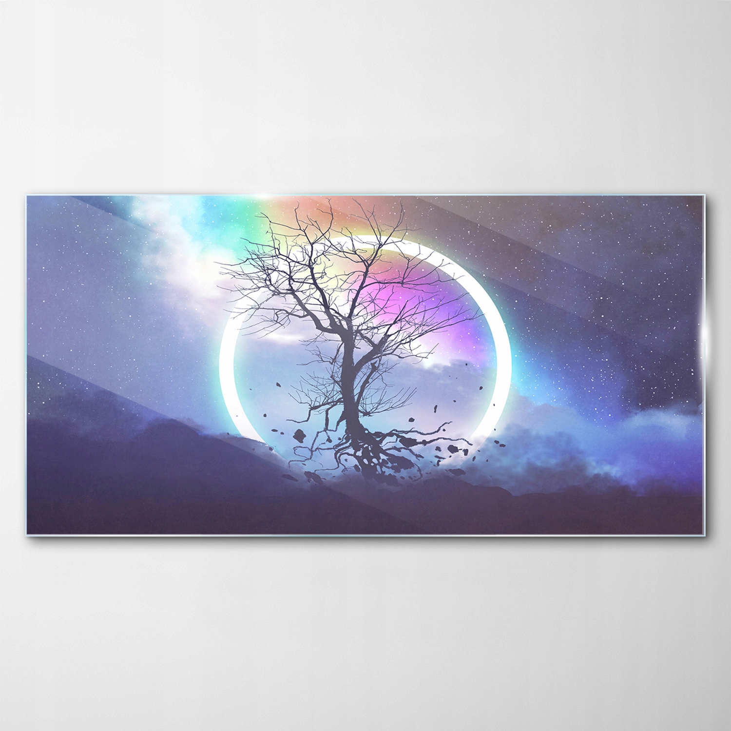 Obraz na skle Dekor Mŕtvy strom Svetlo 100x50