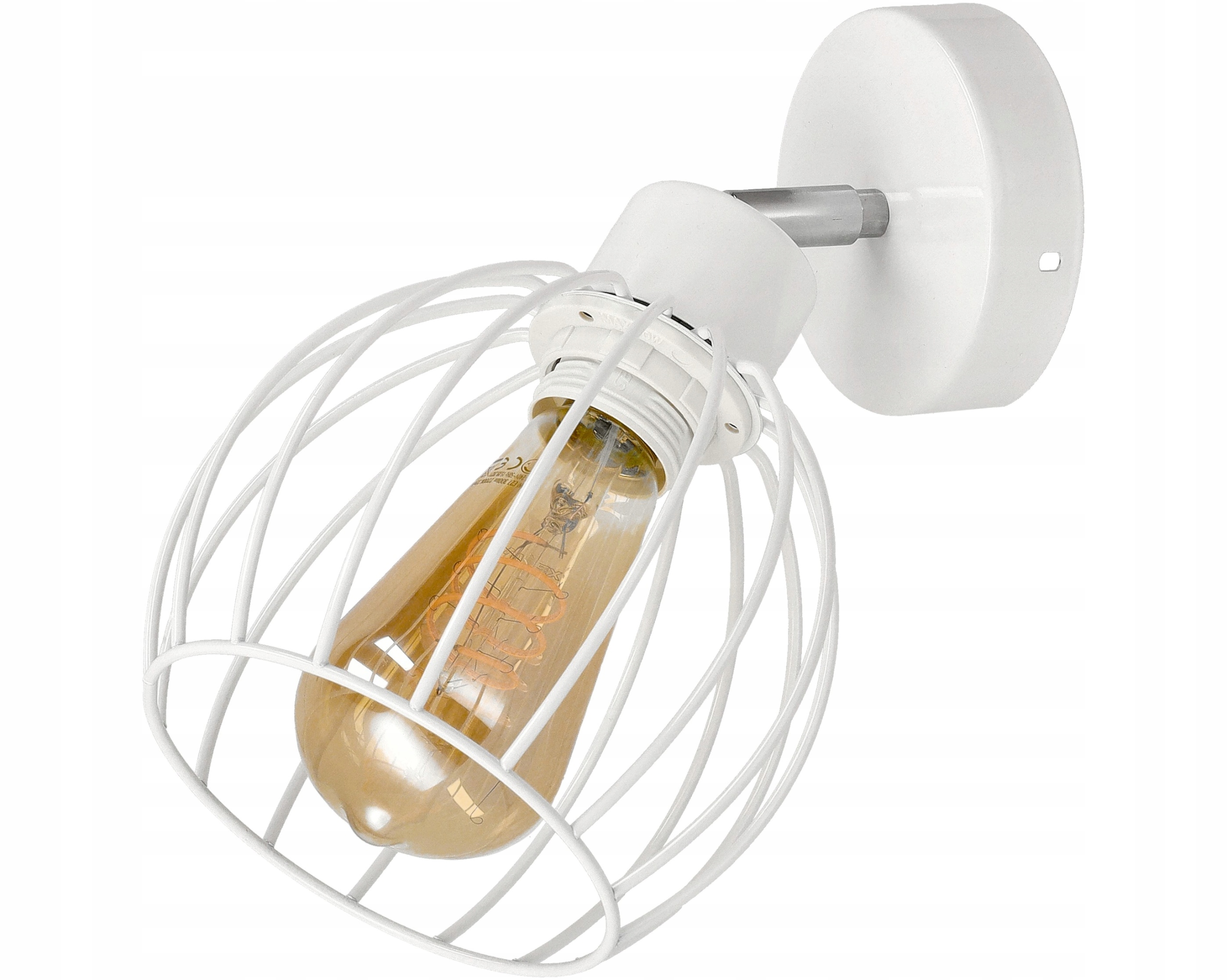 

Lampa Nocna Led Do Czytania Kula Druciana 1XE27