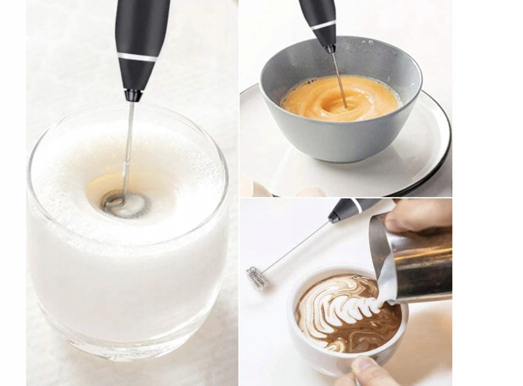 SPIENIACZ DO MLEKA UBIJACZ KAWY MINI MIKSER Marka inna