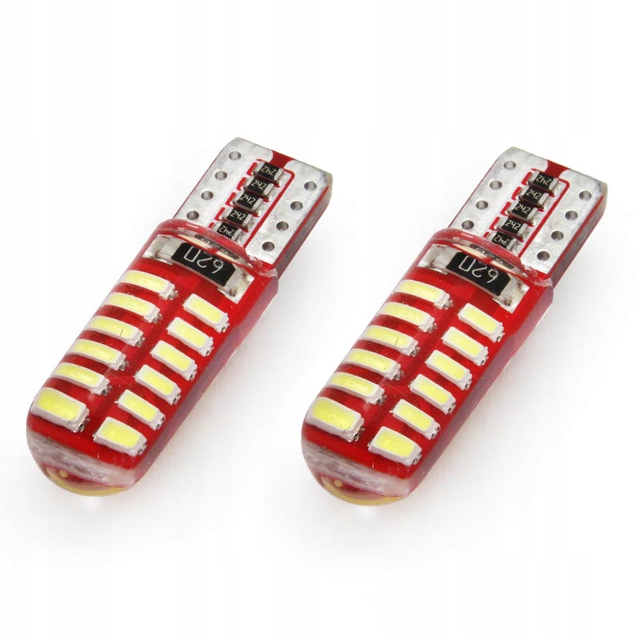 

Żarówka Led Canbus 24SMD Silikon W5W White12V 2SZT