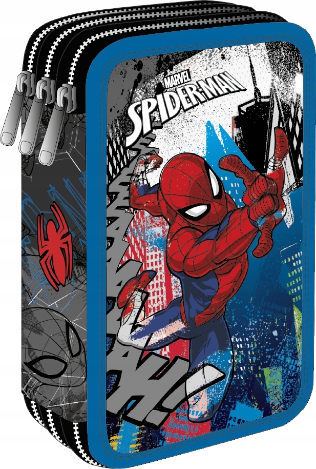 Piórnik 3 komory wyposażenie CoolPack Jumper 3 Patio F067777 Spiderman
