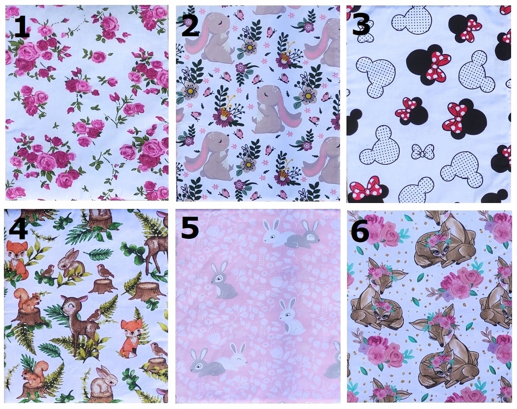 KOŁYSKA DLA LALKI + pościel - LEŚNE ZWIERZĘTA - prezent Rodzaj kołyska