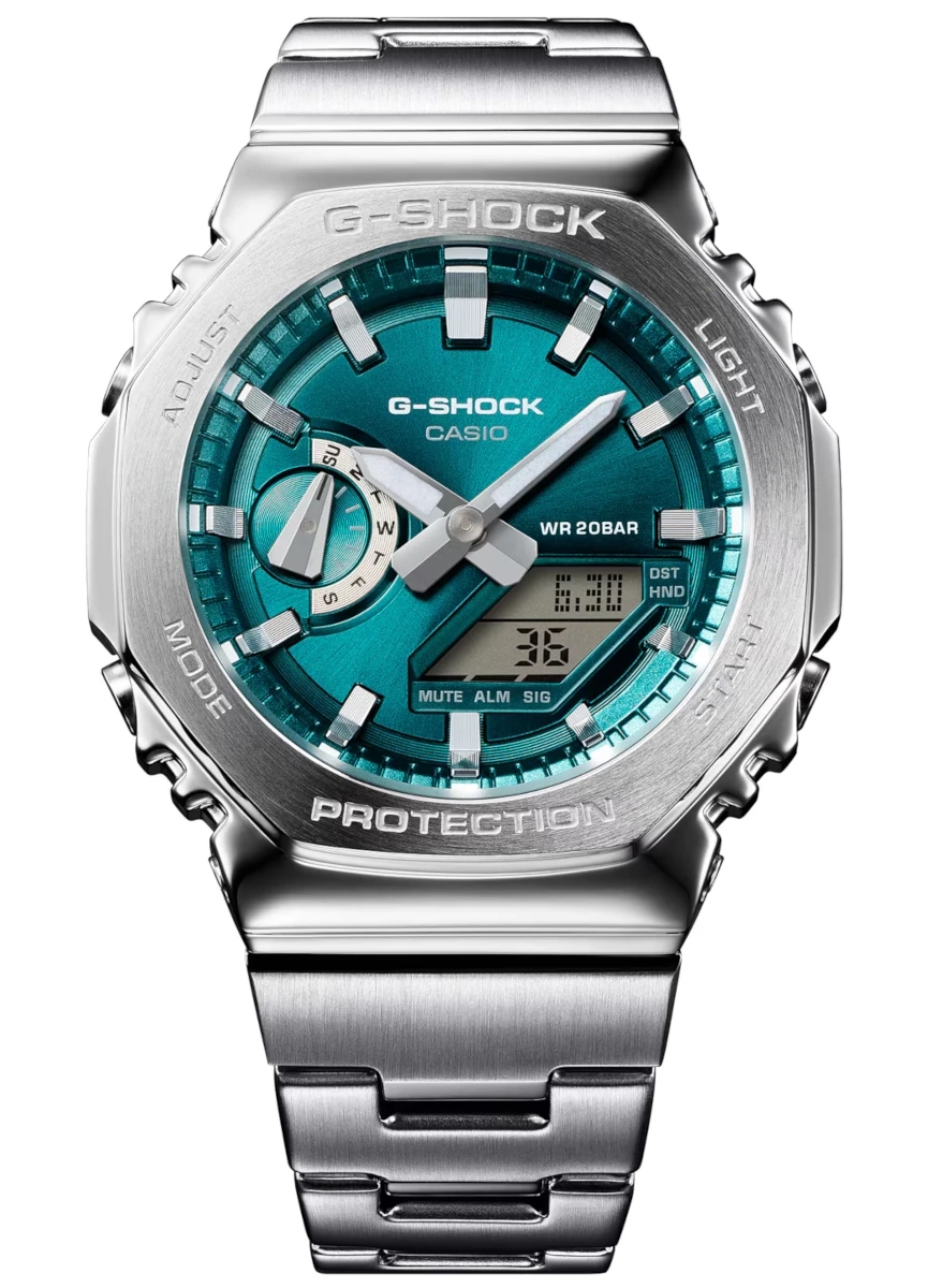 Ocelové pánské hodinky Casio G-shock GM-2110D Gwar.3+3L Zibi Gravírování