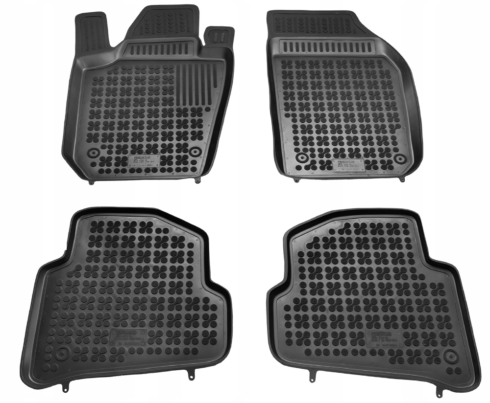 Dywaniki gumowe wycieraczki samochodowe stopery do Skoda Fabia III od 2014
