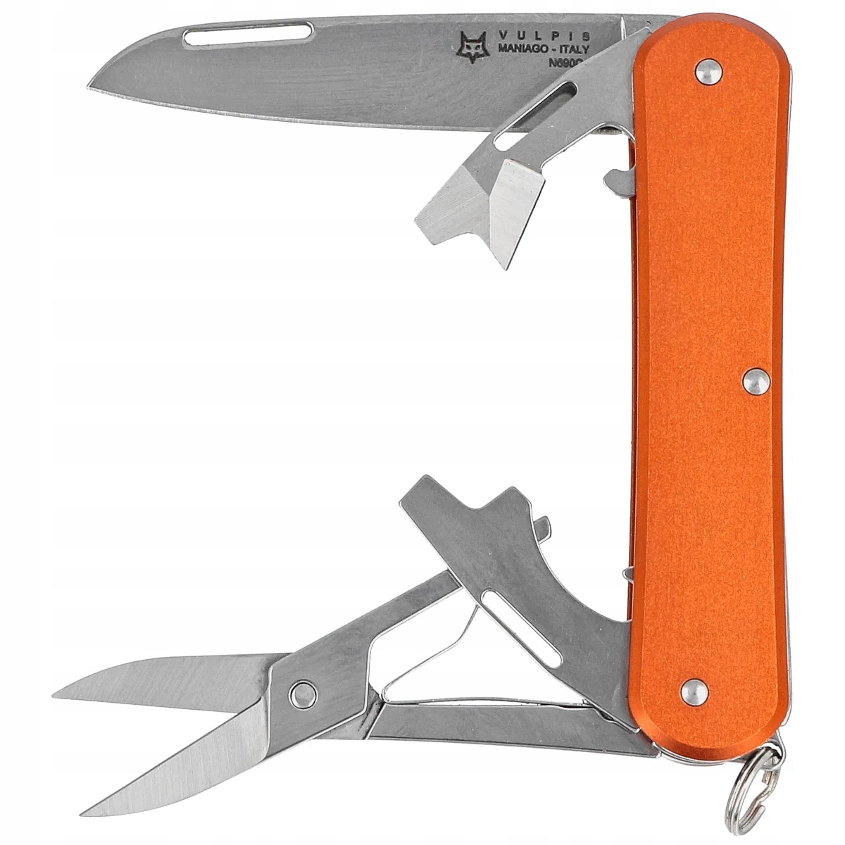 Nůž Fox Vulpis F4 Orange Aluminium, Polished N690No (FX-VP130-F4 Or)