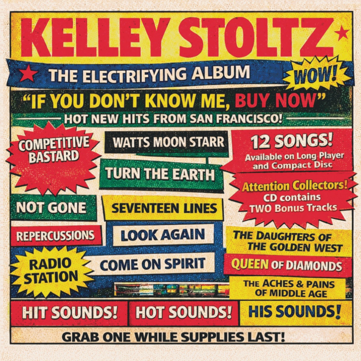 Kelley Stoltz If You Don't Know Me, Buy Now CD