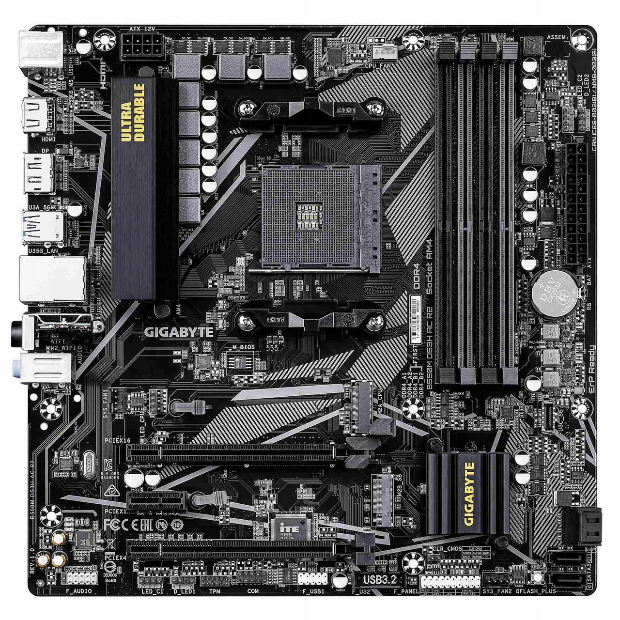 Gigabyte B550M DS3H Ac R2/AM4/mATX