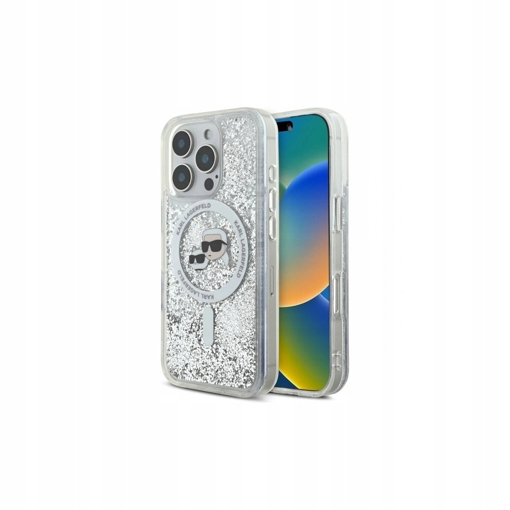 Pouzdro Karl Lagerfeld KLHMP16LLGKCSGH Apple iPhone 16 Pro hardcase Liquid Gli