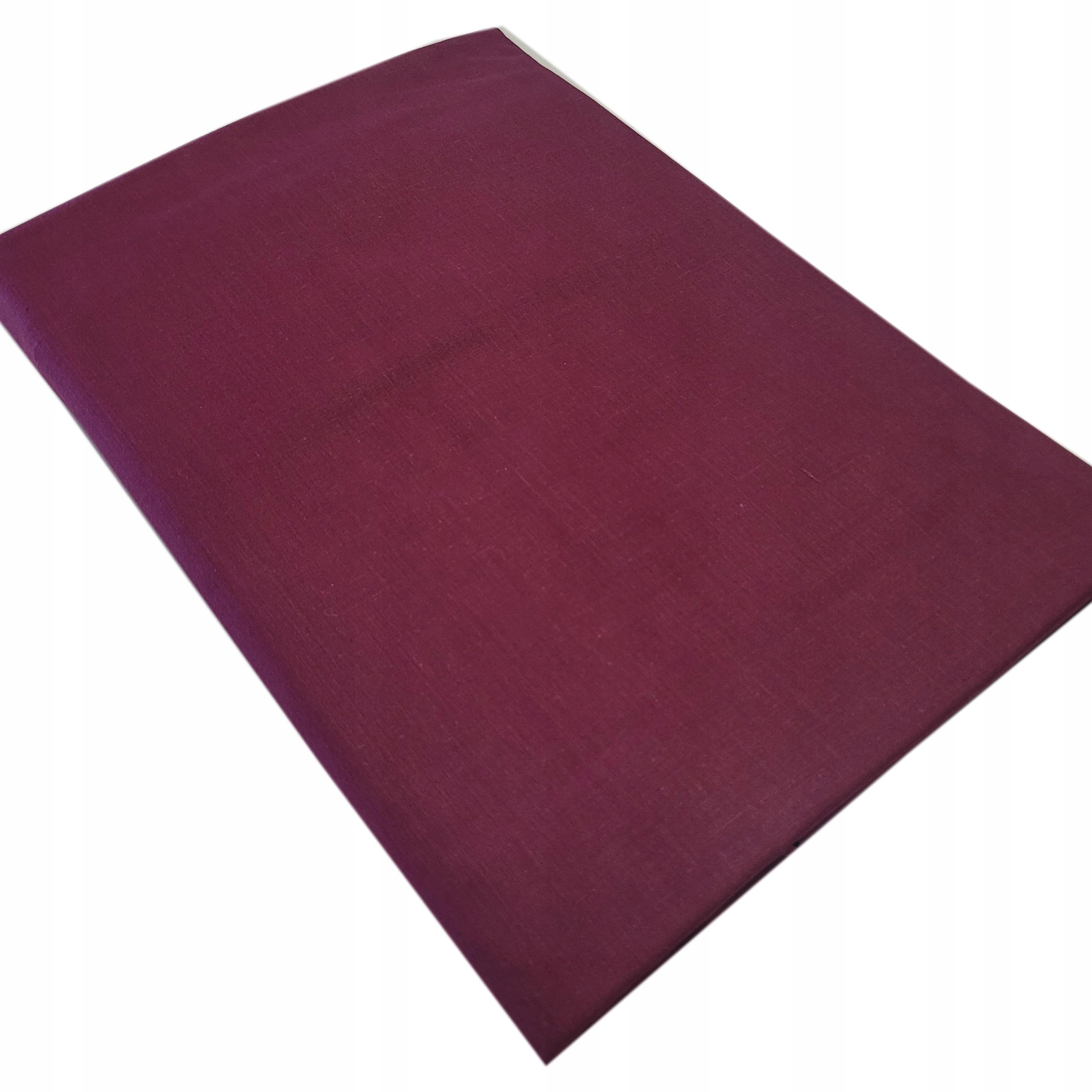 

Bordowe Prześcieradło Bawełniane 180x200 Polskie