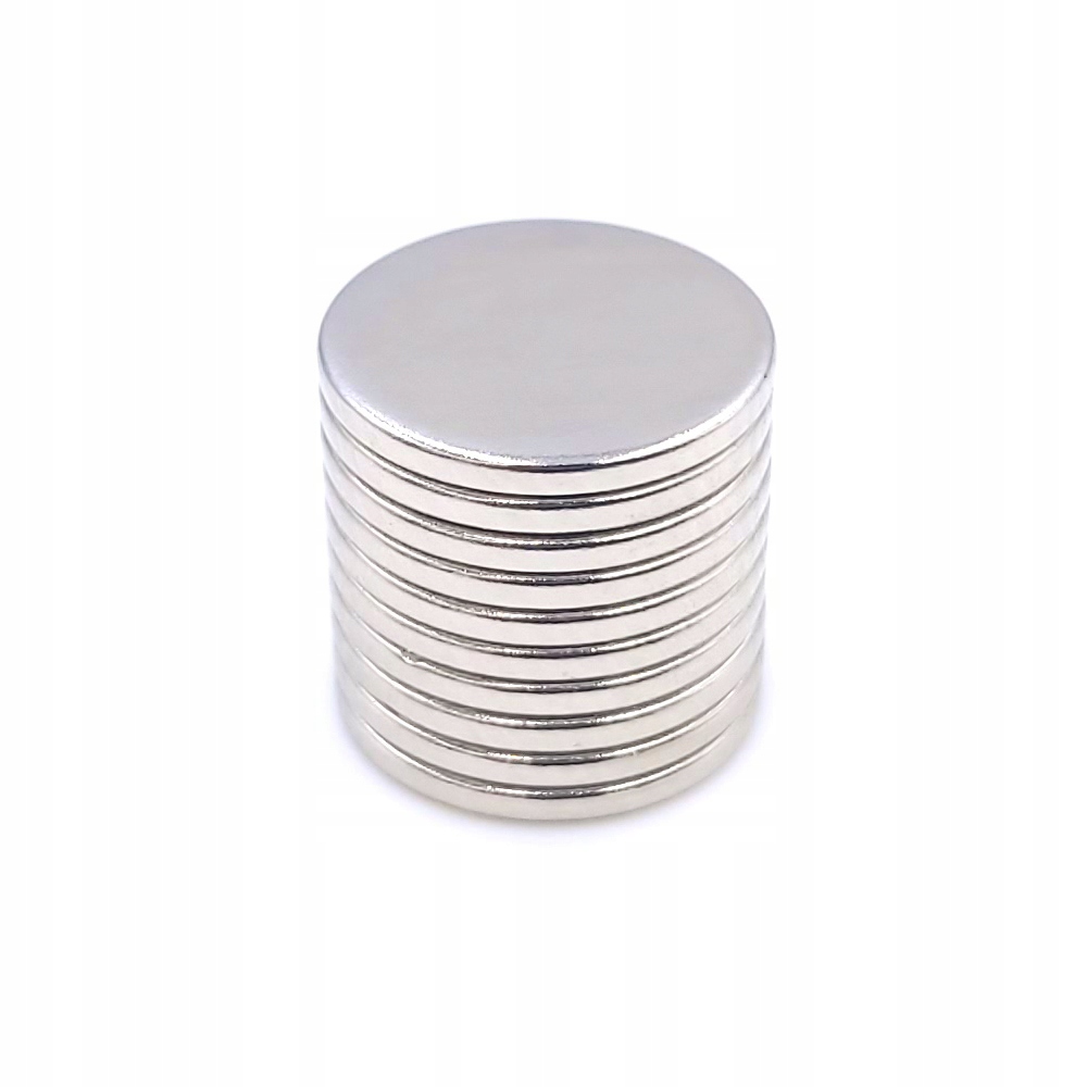 

Magnes Neodymowy Walcowy 10x1 mm Mocny 10 Sztuk