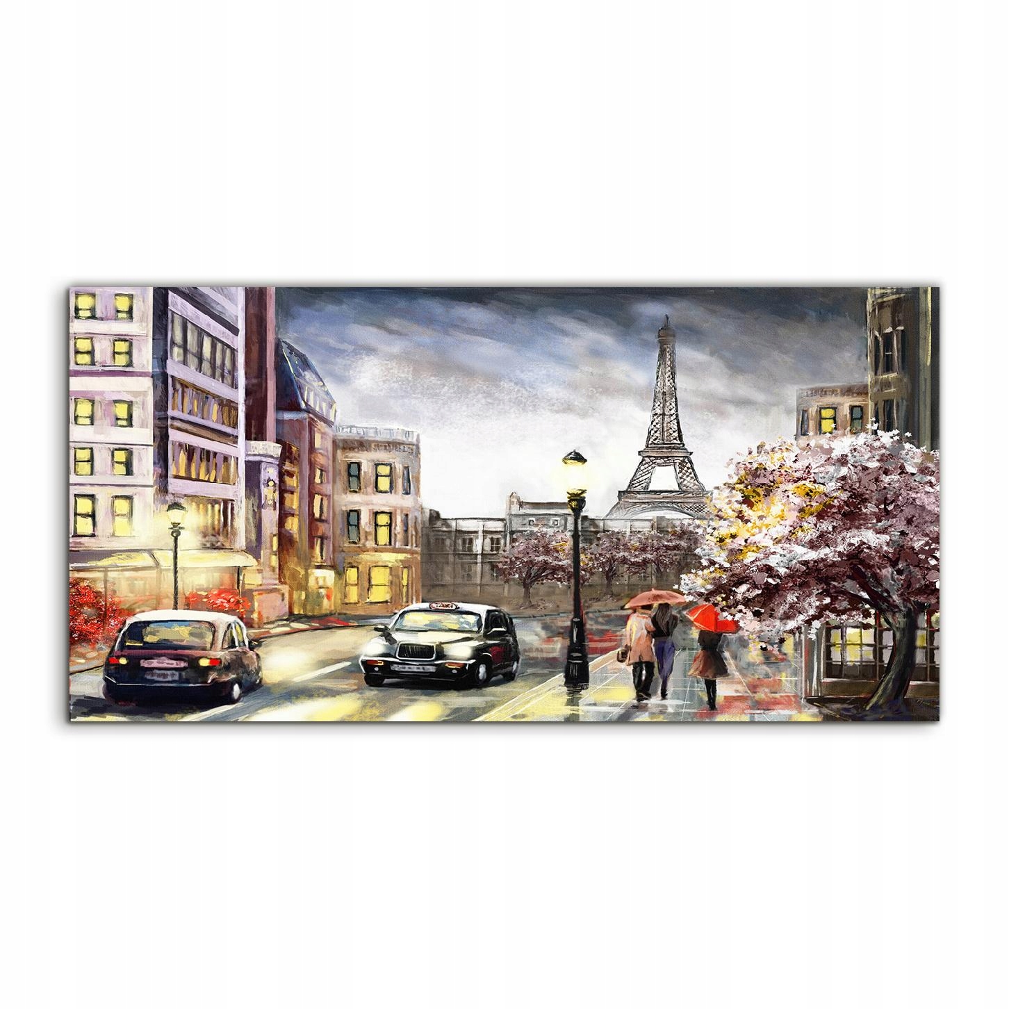 Akrylový obraz 140x70 na stenu Eiffelova veža Paríž