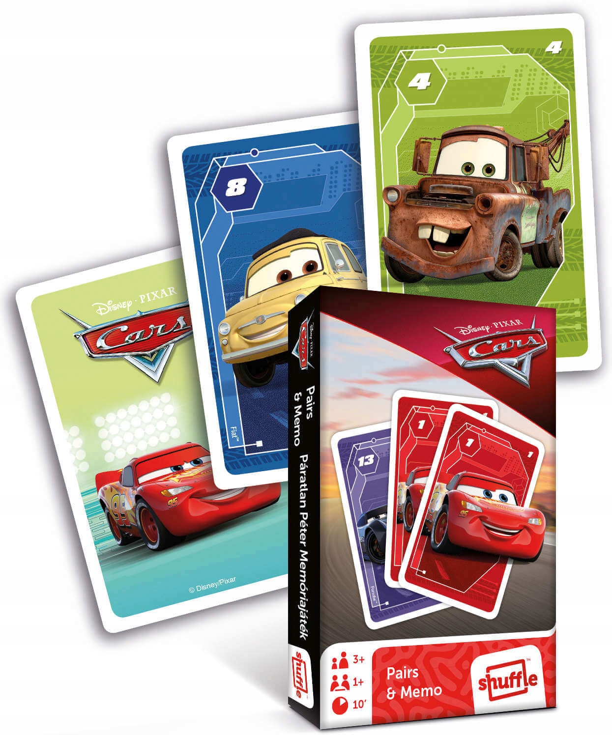 KARTY CZARNY PIOTRUŚ & MEMO CARS AUTA ZYGZAK