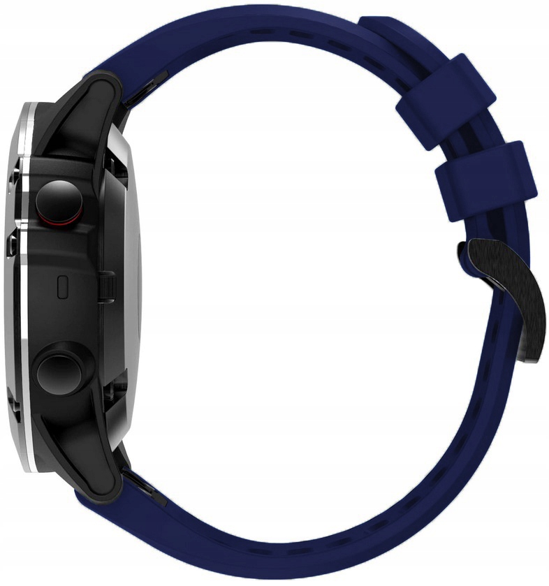 GRANATOWY Pasek Garmin FENIX 5X QuickFit Materiał paska guma