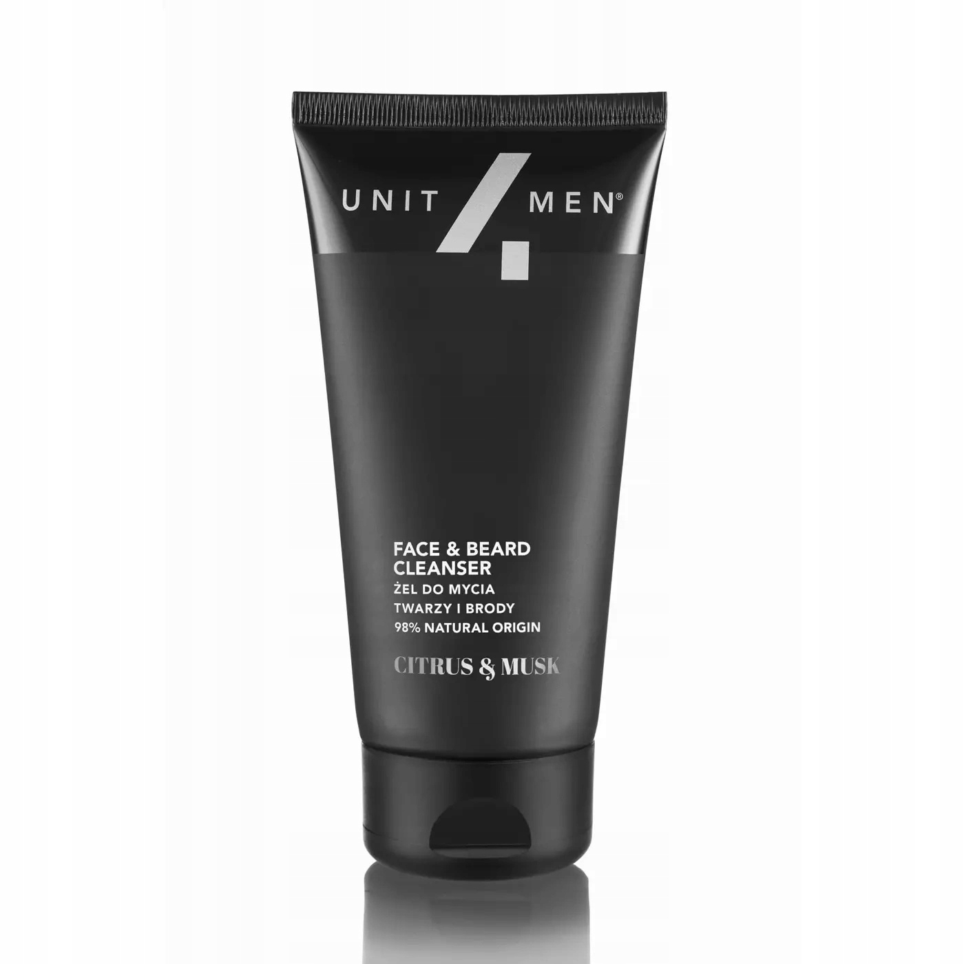 Unit4Men Gel Na Mytí Obličeje A Vousů 150 Ml