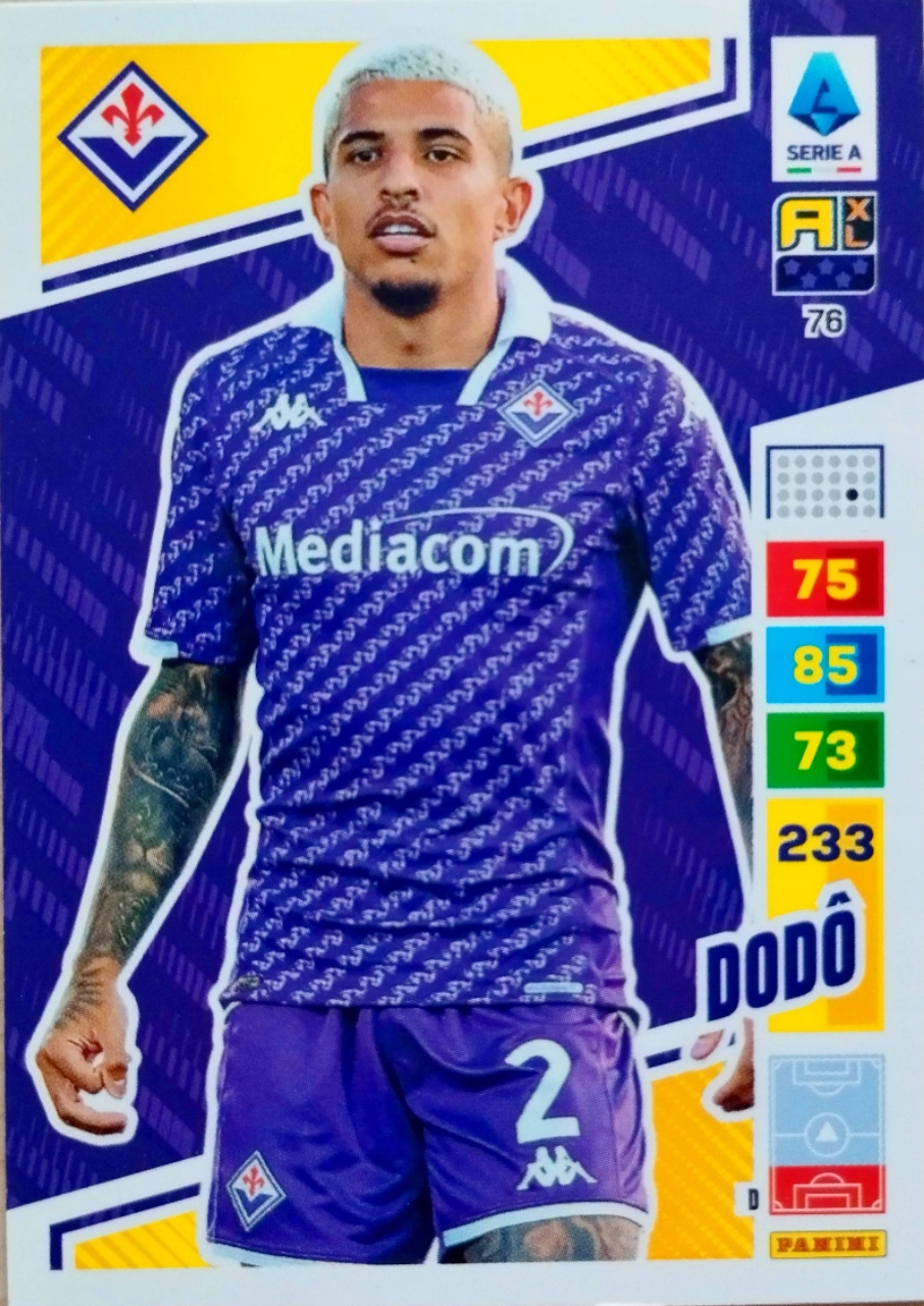 Panini Calciatori Liga Włoska 2023 2024 76 Dodo Fiorentina