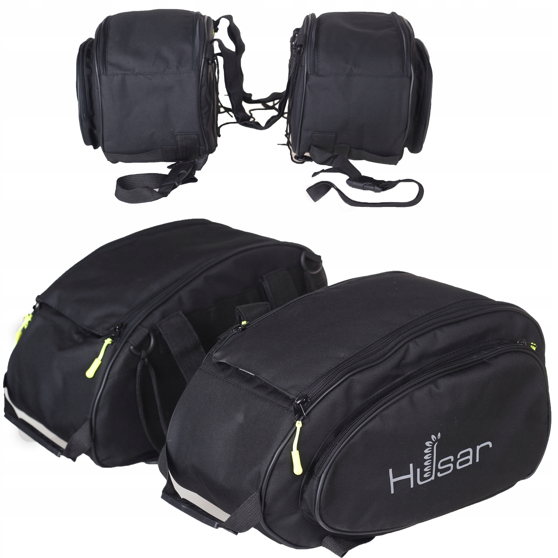Sakwy boczne motocyklowe Husar torby tekstylne 45L