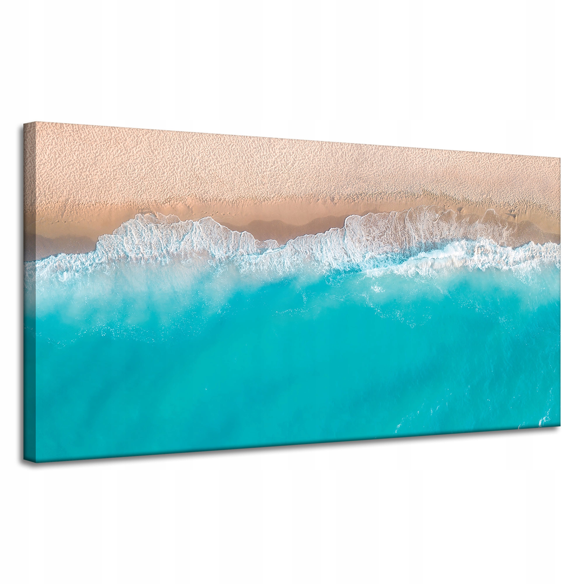 Obraz na plátně Voda Vlny Pláž Písek 120x60 cm Ideální jako dárek