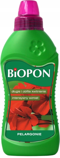 

Biopon Płynny Nawóz Odżywka Do Pelargonii 1L