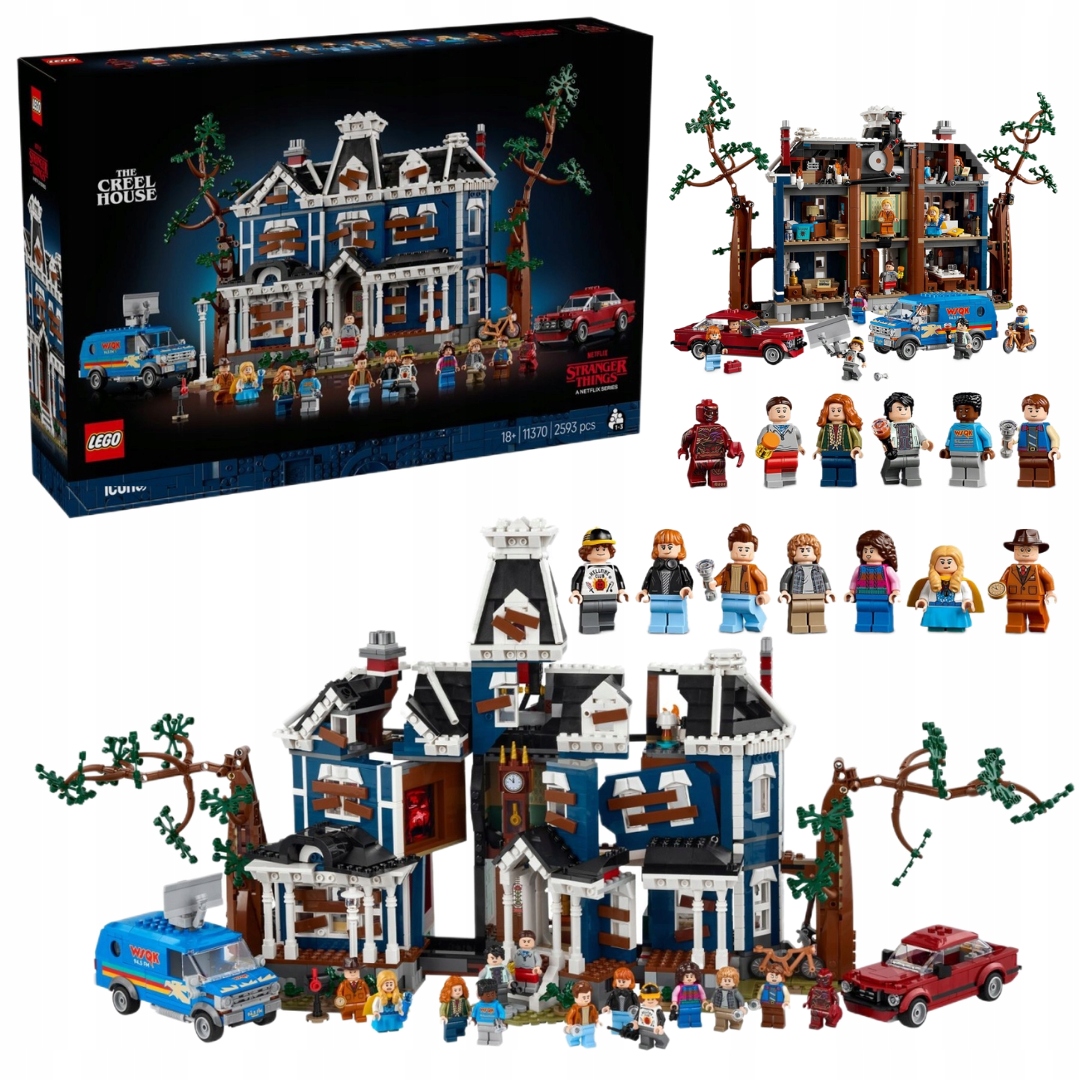 stavebnice Lego Icons 11370 Stranger Things: Dům Creelů pro dospělé fanoušky